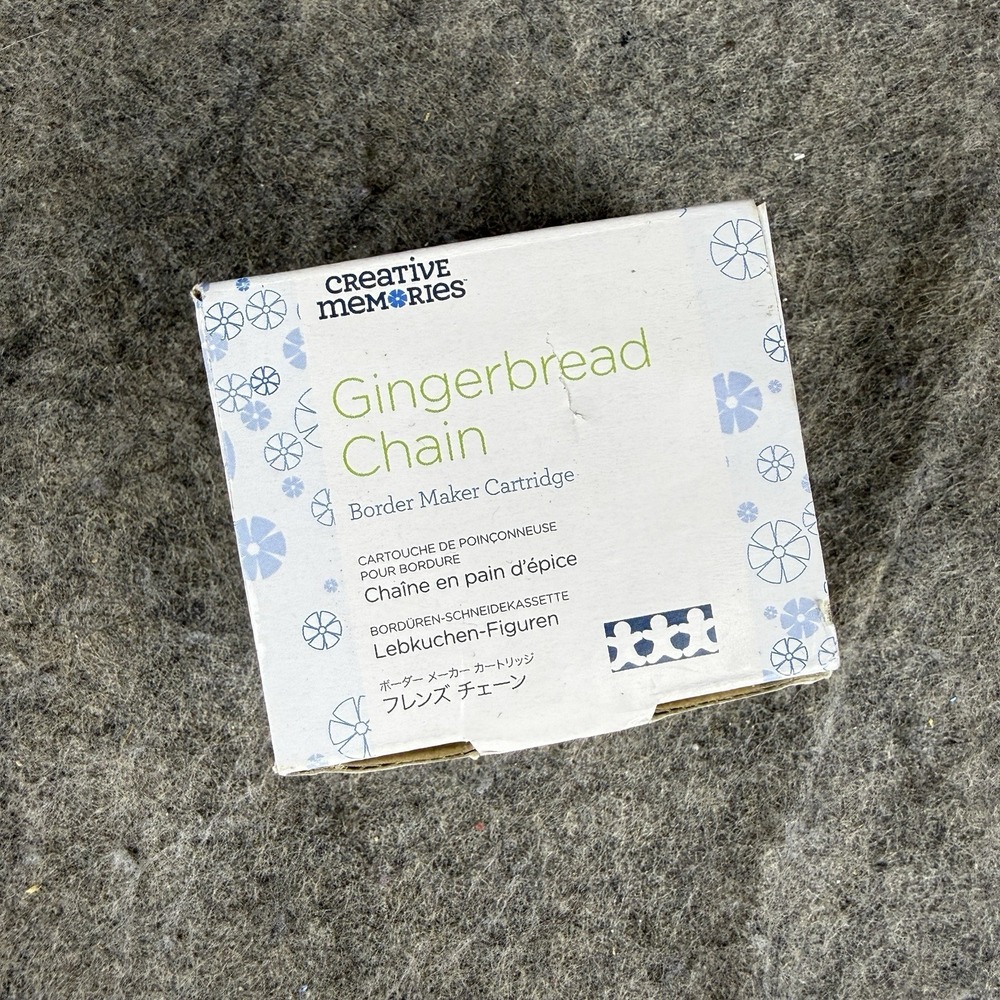 Creative Memories  GINGERBREAD CHAIN‎ Border Maker Cartridge Punch-NEW IN BOX!
